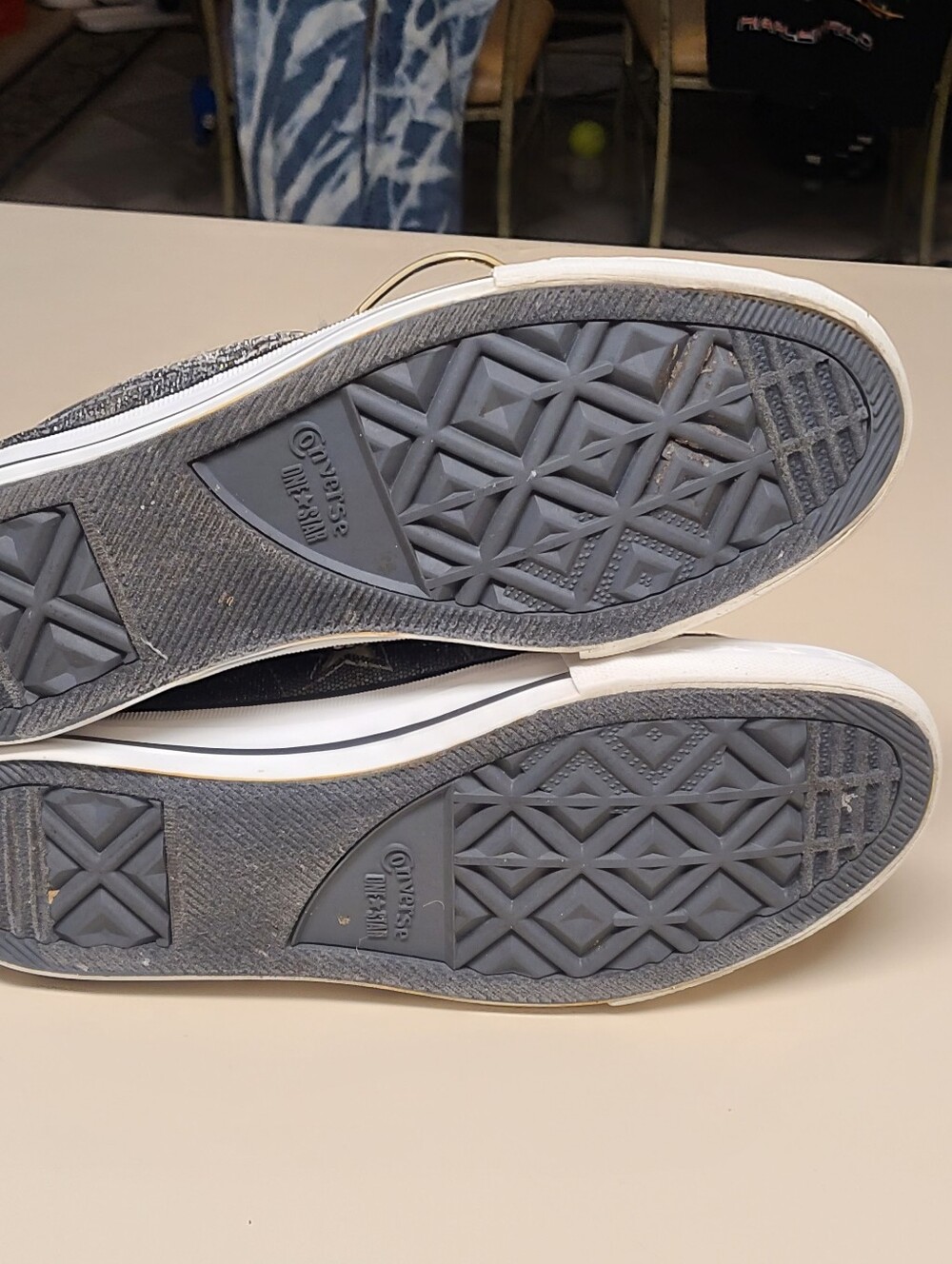 Converse One Star a Glitter slip on casual sneakers size 8 - Picture 10 of 10